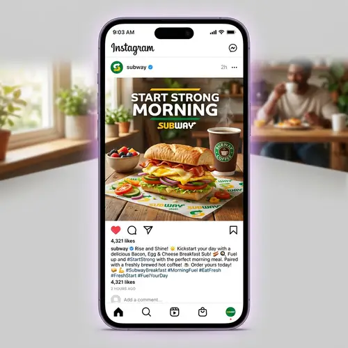 Start Strong Mornings with Subway Sandwiches