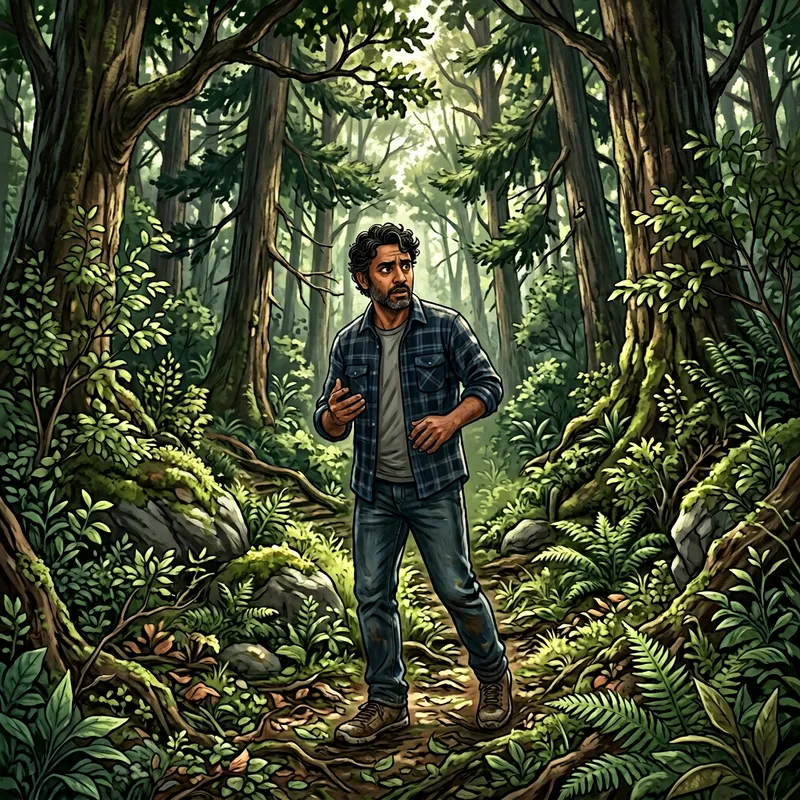 Man Lost in Forest: A Puzzled Journey Man Lost in Forest: A Puzzled Journey