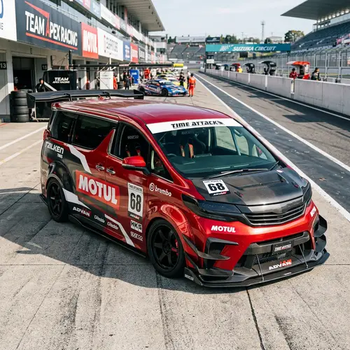Minivan with Racing Look: From Family to Fast