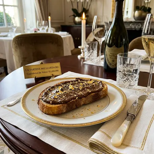 Luxury 1,000,000 Euro Nutella Toast | Exquisite Hazelnut Spread