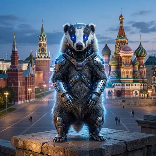 Dominant Cybernetic Badger in Russia - Peaceful Control