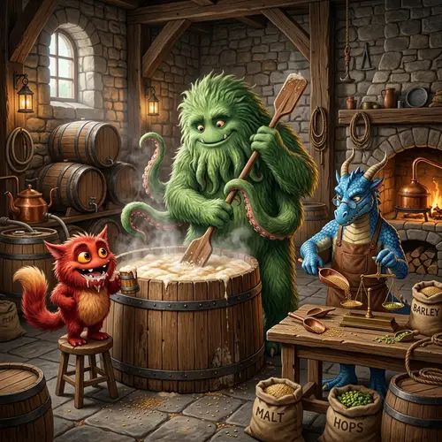 Monstrous Beer Brewing: A Colorful Adventure