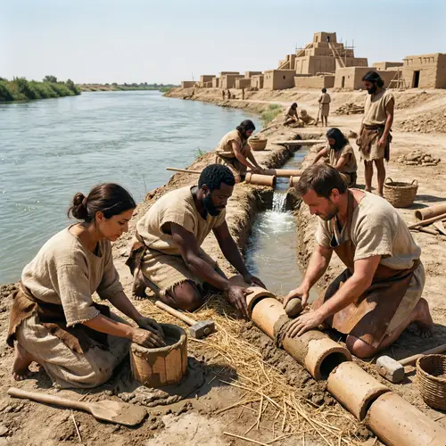 Ancient Plumbing: Evidence from 3000 B.C.