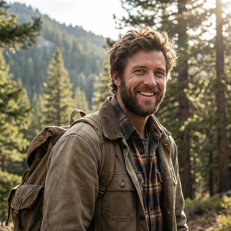 Outdoor Enthusiast: Male Portrait Photography Outdoor Enthusiast: Male Portrait Photography