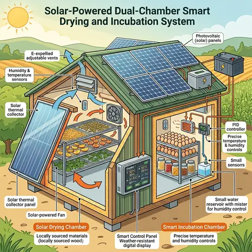 Smart Solar Drying & Incubation System for Agriculture