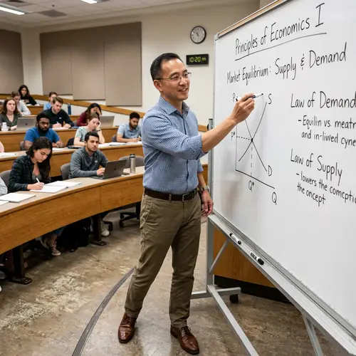 Economics Teaching by an Experienced Asian Educator
