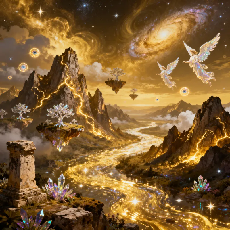 Surreal Digital Art Inspired by the Book of Enoch