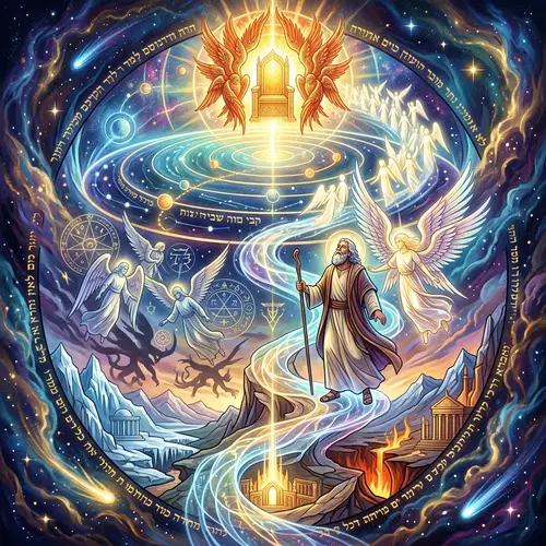 Surreal Landscape Inspired by the Book of Enoch