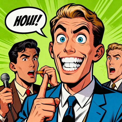 Vibrant Satirical Cartoon Illustrations