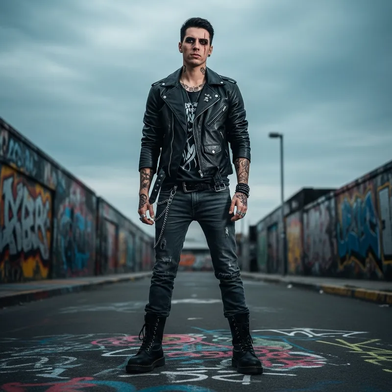 Gothic Rebel Figure: Gothic Style & Urban Edge