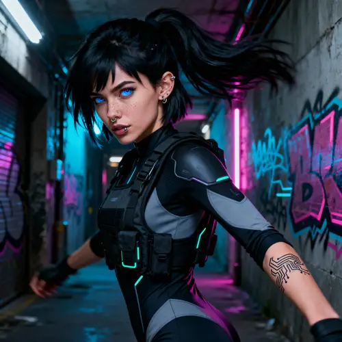 Raven: The Urban Explorer in Techwear Fashion