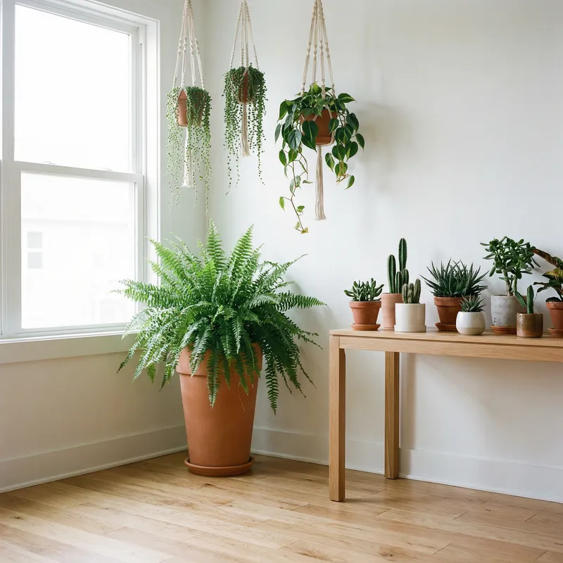 Plants for Serene Minimalist Setting Plants for Serene Minimalist Setting