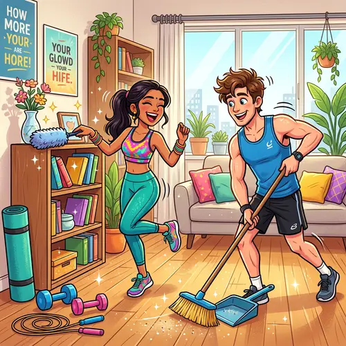 Cleaning as a Workout: Energetic & Dynamic Household Fitness