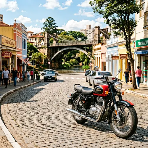 Black & Red Royal Enfield Classic 350 2024 in Jundiaí SP