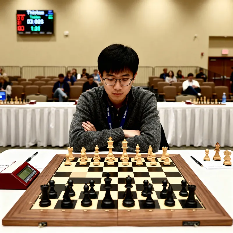 Timothy Fung at a Chess Tournament