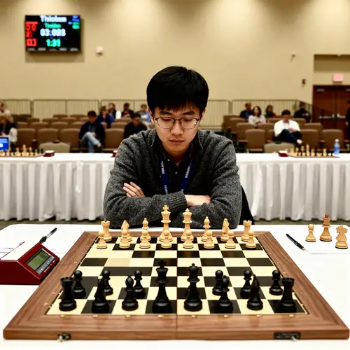 Timothy Fung at a Chess Tournament