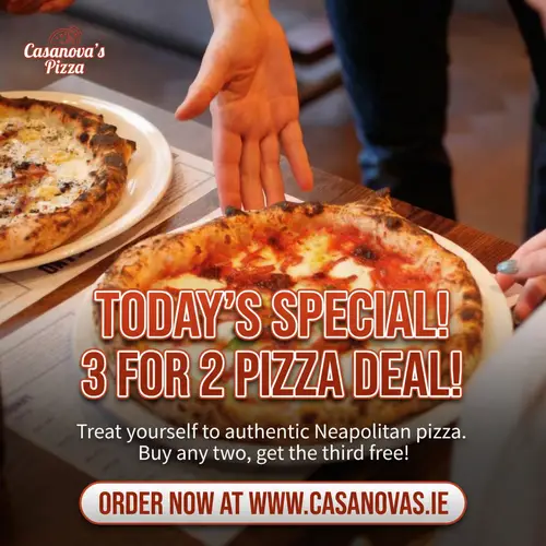 Grab Our 3 for 2 Deal Today at Casanova's!