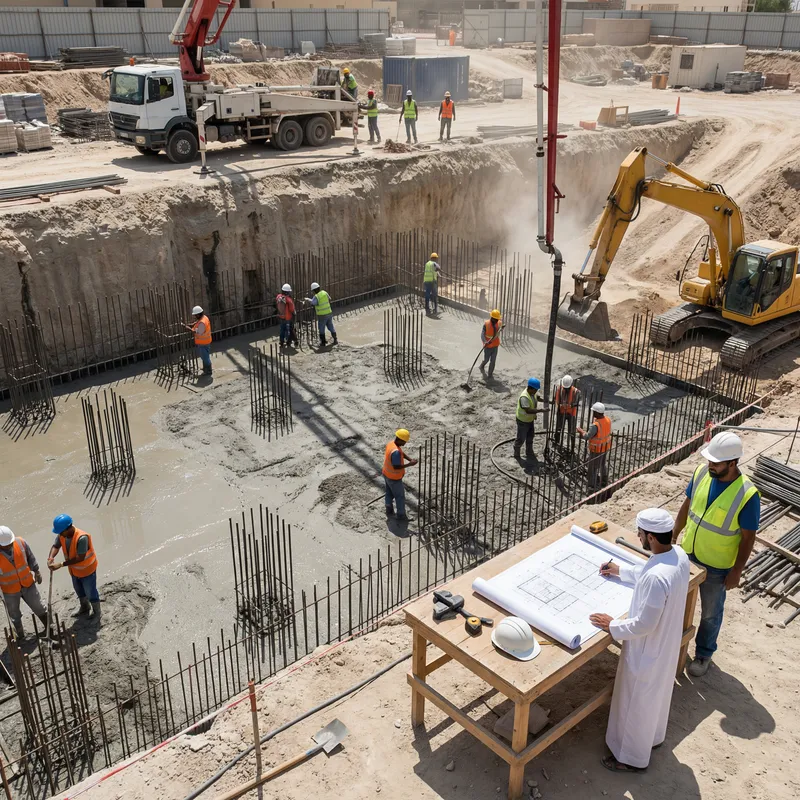 Foundation of Building: Strength and Stability Illustrated