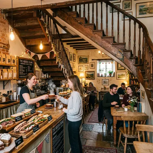 Charming Under-Stair Sandwich Shop & Cafe