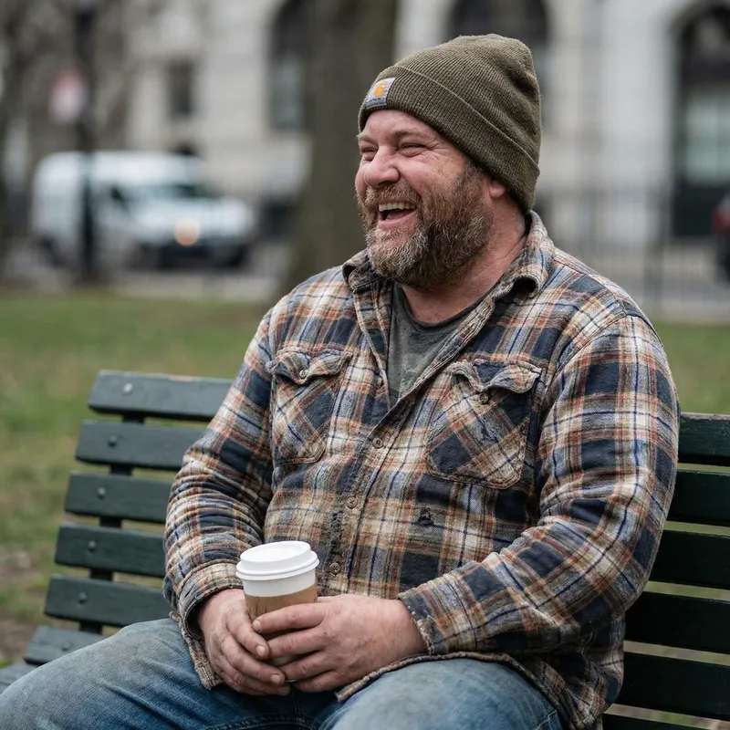 Charming Portrait of a Plump Man