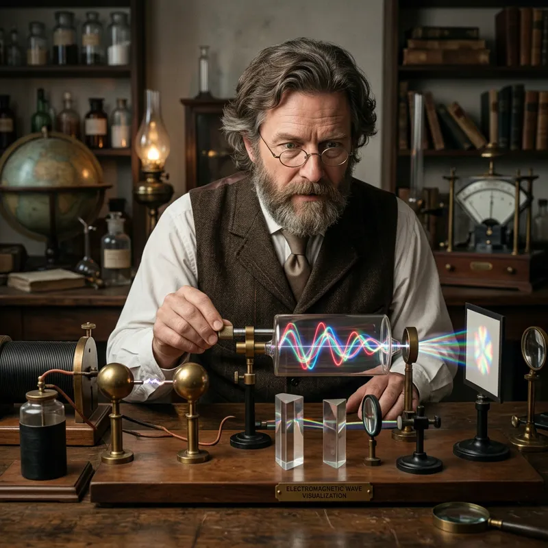 James Clerk Maxwell: Pioneer of Electromagnetic Wave Experimentation