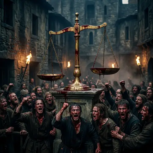 Golden Scales Drenched in Blood: Chaos Below