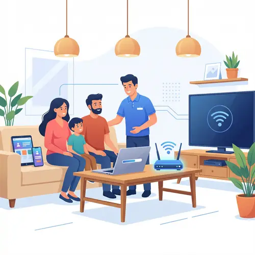 Modern Home IT Support Services - Friendly Help for Families