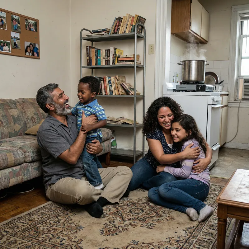 Inspiring Family Unity: A Heartwarming Portrait of Resilience