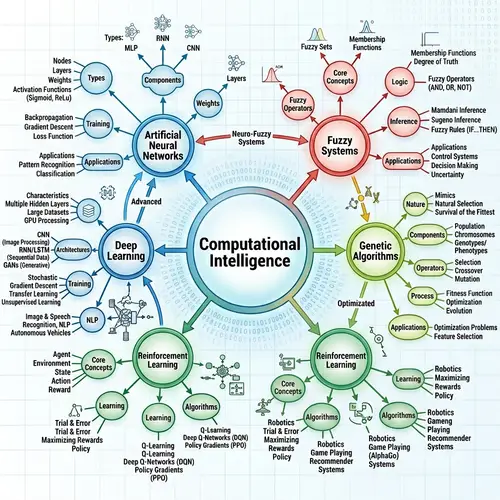 Detailed Mind Map of Computational Intelligence