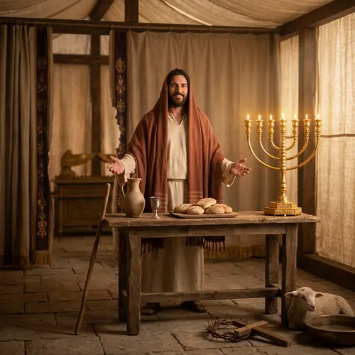 Tabernacle Symbolism in Christ's First Coming