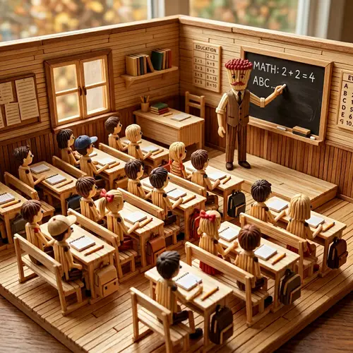 Matchstick Classroom: Unique Teaching Environment