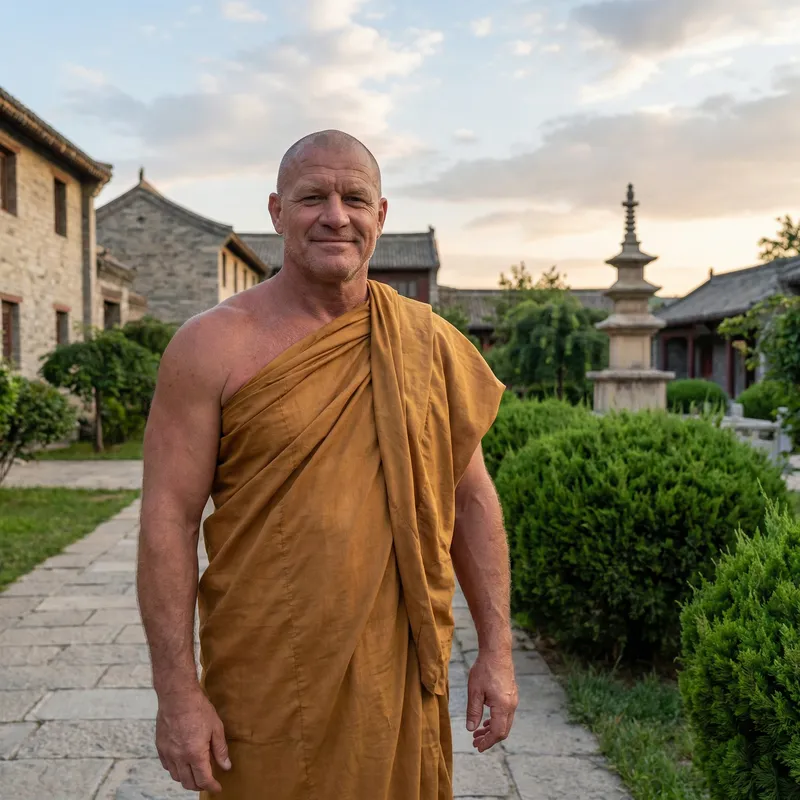 Muscular Monk: Wisdom, Tranquility & Strength