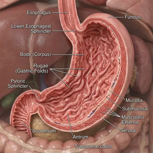 Human Stomach Anatomy Explained | Internal Structure Details