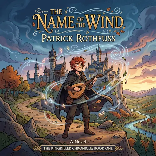 El Nombre del Viento - Caricature Book Cover