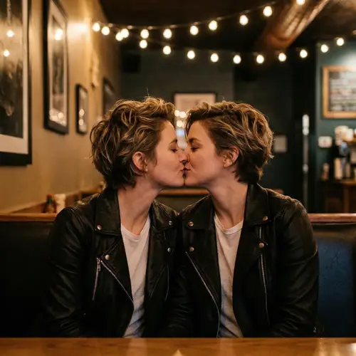 Lesbian Kissing: Sensual Moments Captured