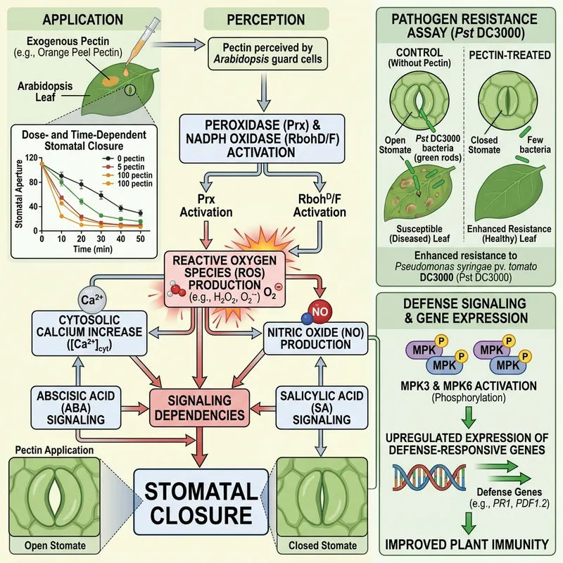 Pectin-Induced Stomatal Closure in Arabidopsis: Immunity Insights Pectin-Induced Stomatal Closure in Arabidopsis: Immunity Insights