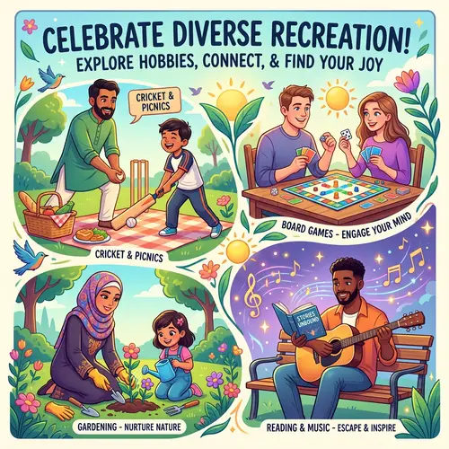 Diverse Recreational Activities Poster | Joyful Pursuits