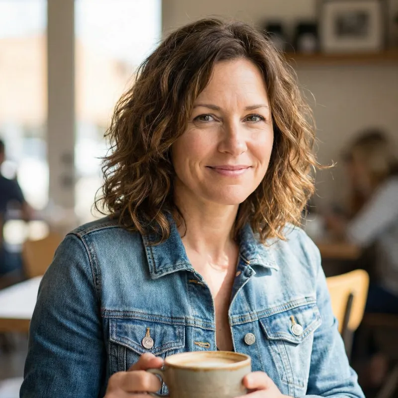 40-Year-Old Woman with Brown Hair - Beauty & Style