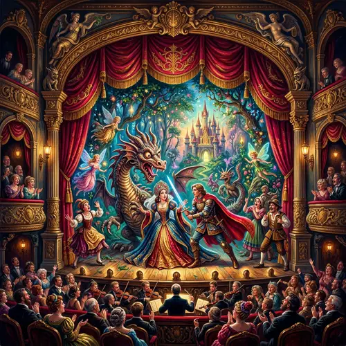 Realistic Theatre Background Image for Your Website