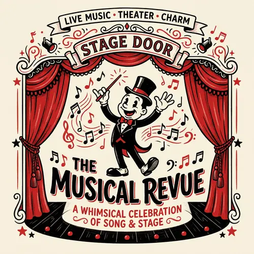 Whimsical Music Event Logo Design