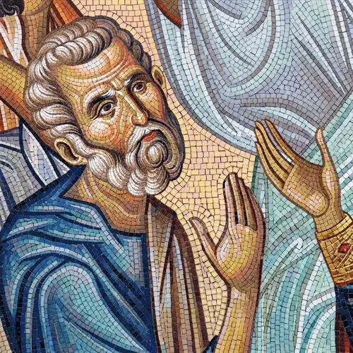 Colorful Mosaic Artwork: A Modern Take on Tradition