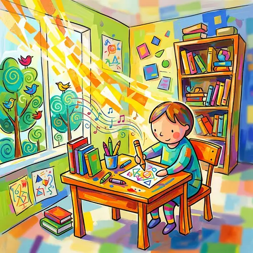 Abstract Art of Primary School Children