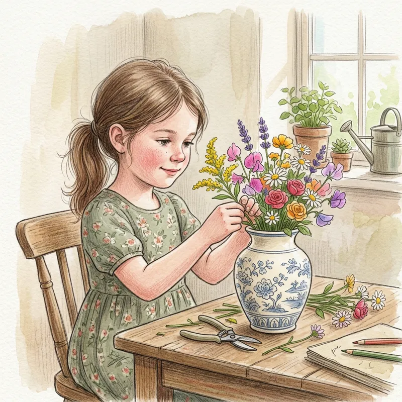 Artistic Floral Arrangement: Beauty in Creation