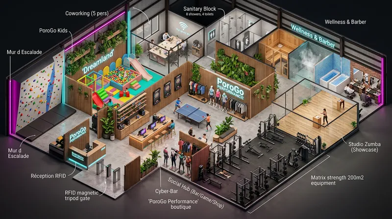 Explore the PoroGo Olympic & Wellness Hangar