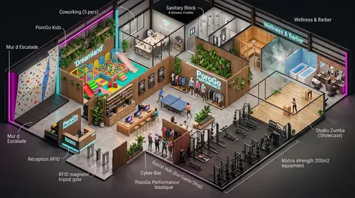 Explore the PoroGo Olympic & Wellness Hangar