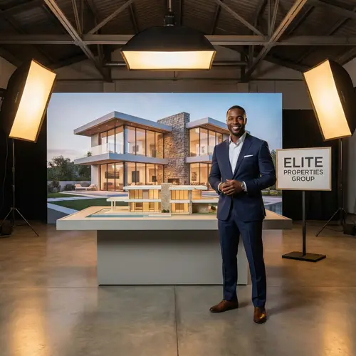 Charismatic Black Real Estate Agent | Exquisite Property Showcase