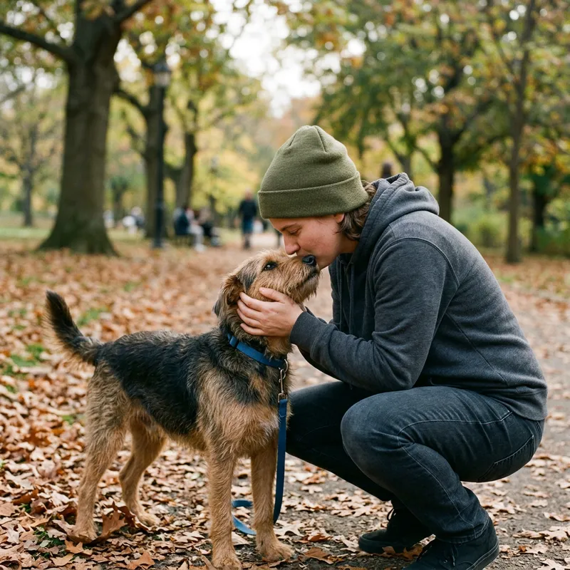 Jere Klein Kissing Dog Moment | Website Name