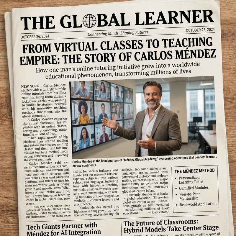 From Virtual Classes to Teaching Empire: Carlos Méndez From Virtual Classes to Teaching Empire: Carlos Méndez