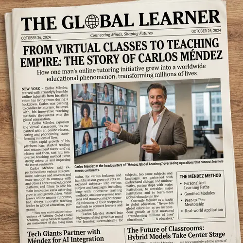 From Virtual Classes to Teaching Empire: Carlos Méndez