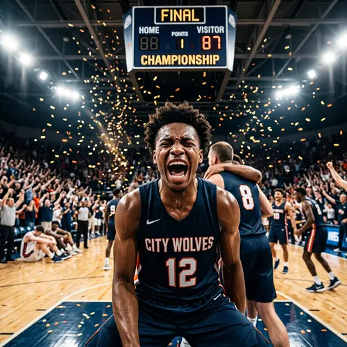 Basketball Dream Realization - Passionate Sports Style